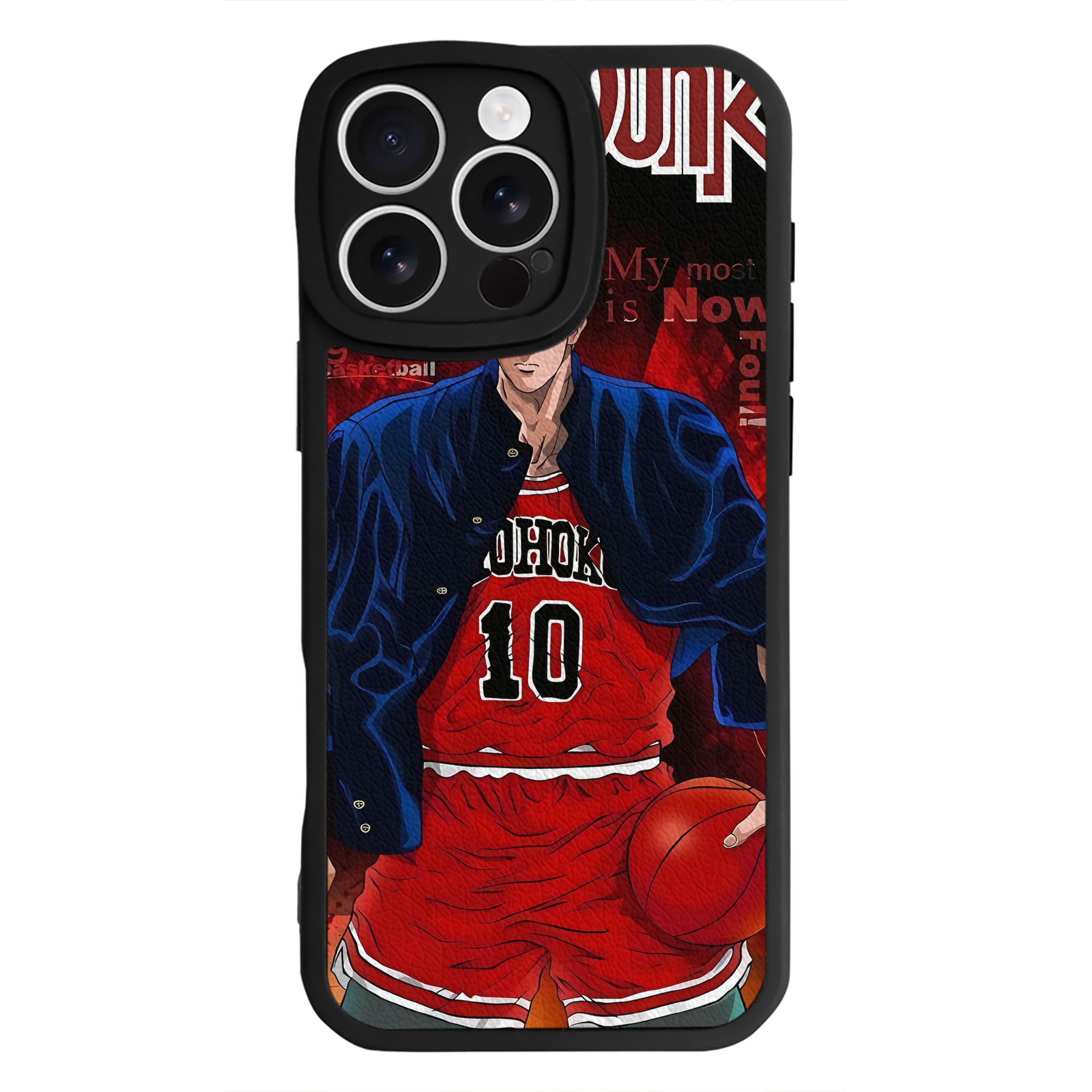 （画像用） SLAM DUNK／スラムダンク 【iPhone 16シリーズ対応】シリコンスマホケース（レザー調） 材質：シリコン
